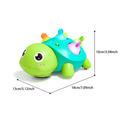 Baby Turtle Crawling  Sound Light Musical Infant Educational Toys Interactive Development Toys for Toddlers Learn to Climb Gifts