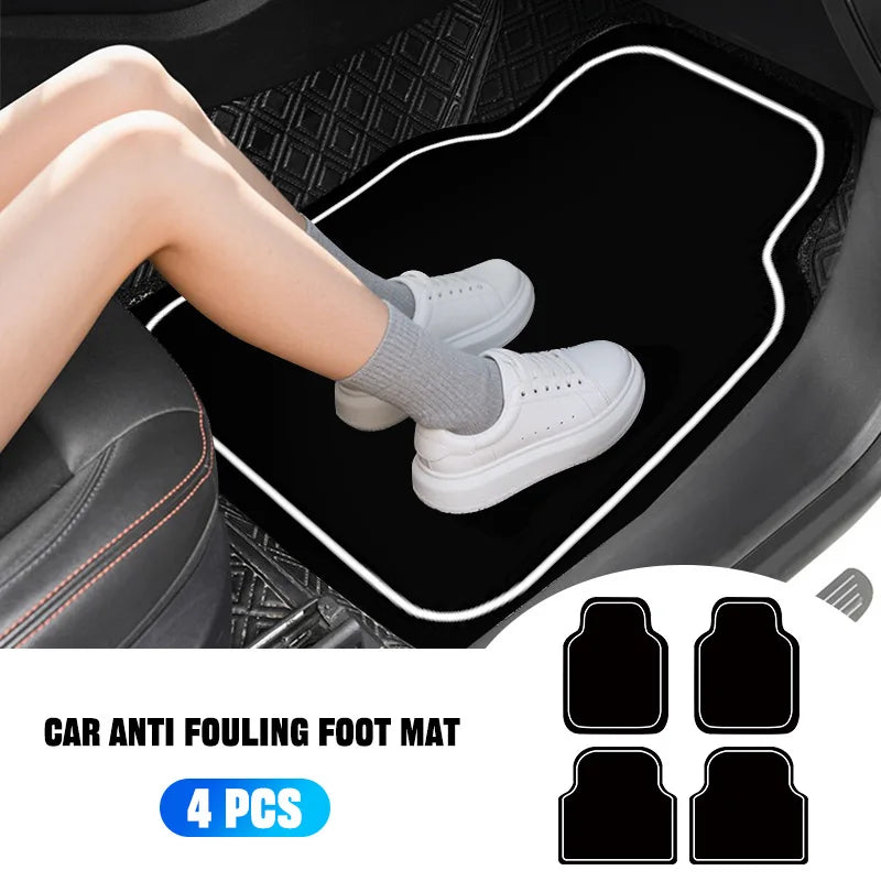 New Car Floor Mat Front & Rear Automotive Carpet Cover Floor Mats For Jeep Renegade Wrangler Grand Compass Gladiator Cherokee JL