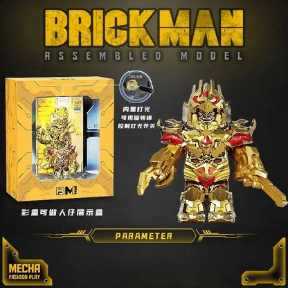 Optimus Transformers Blocks Small Particles MOC Megatron Children's Assembly Toy Bumblebee Model Desktop Ornament Holiday Gifts