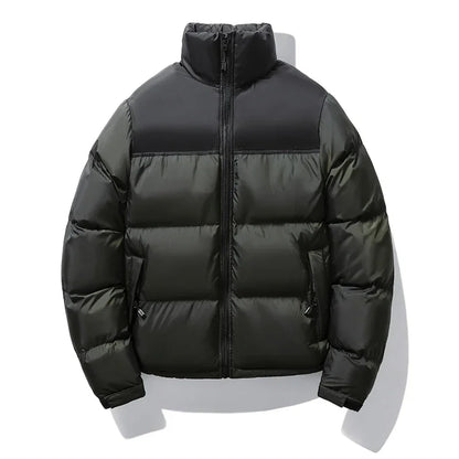 Man Thick Stand Collar Parka Jacket Male Overcoat Outwear Plus Size 4XL Winter Men Casual Windproof Padded Duck Down Parkas Coat