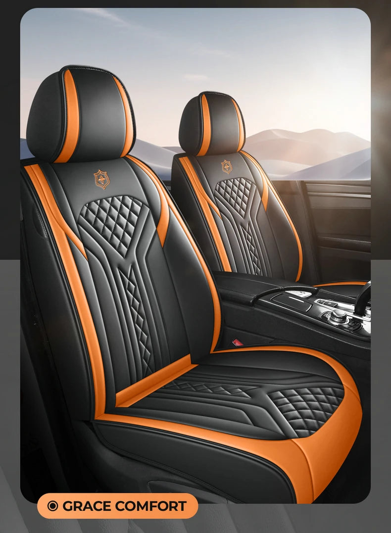 Five-seat universal car seat covers, suitable for all seasons and most vehicles.