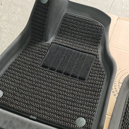 Suitable for Tesla 2021-2024 Model Y Meniscus XPE Floor Mats (Right-Hand Drive, Large Panel with Pedals) Automotive Floor Mats