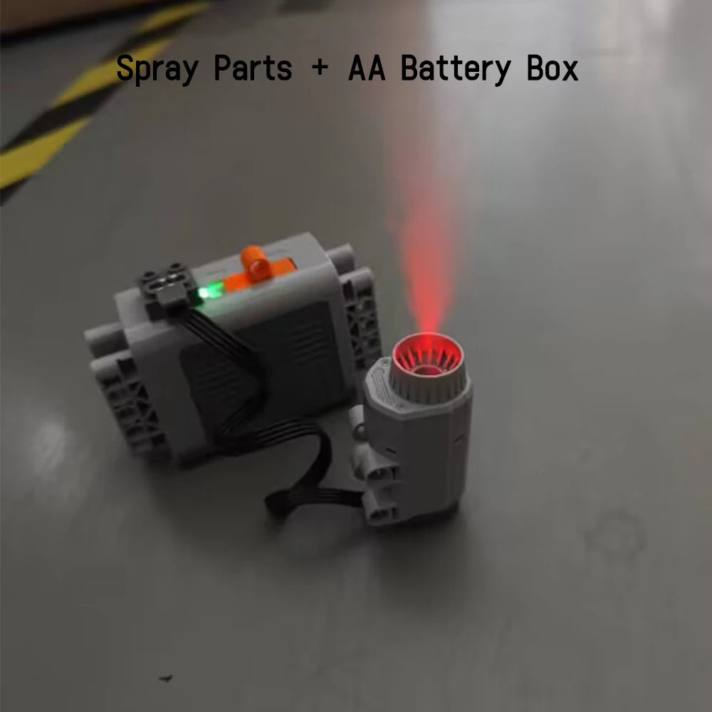 Technical Light Spray Parts Mould King Fogger Legoeds-Compatible Building Blocks MOC Supercar Retro Steam Train Chimney Smoke