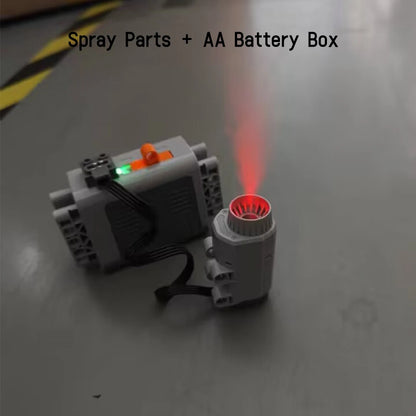 Technical Light Spray Parts Mould King Fogger Legoeds-Compatible Building Blocks MOC Supercar Retro Steam Train Chimney Smoke