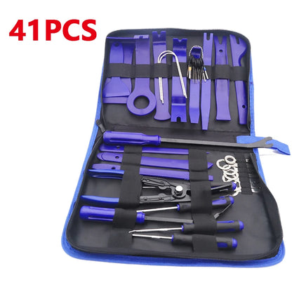 Automobile Sound Disassembly Kit Hand Tool Set Crowbar Screwdriver Auto Car Instrument Board Removal Tool Kit 5/11/41PCS