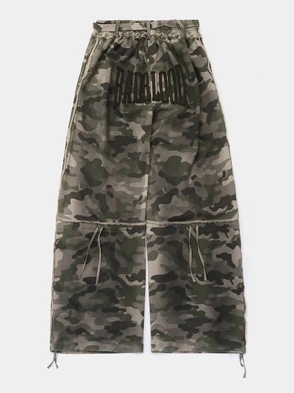 Retro American Spicy Girl Loose Casual Pants Women's  Design Sensation Sport Wide Leg Long Trousers Straight Leg Pants