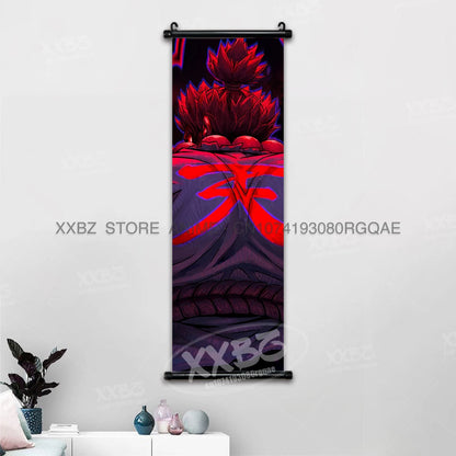 Fighting Game Street Fighter Home Decoration Hanging Painting Gouken Figures Wall Artwork Scrolls Picture Canvas Print Poster