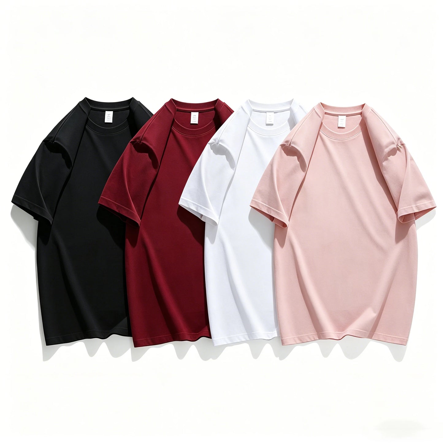 4 Colors 95% Cotton T Shirts for Women Casual O-Neck Short Sleeve Loose Tees Soft Breathable Daily Wear Comfortable Daily Tops