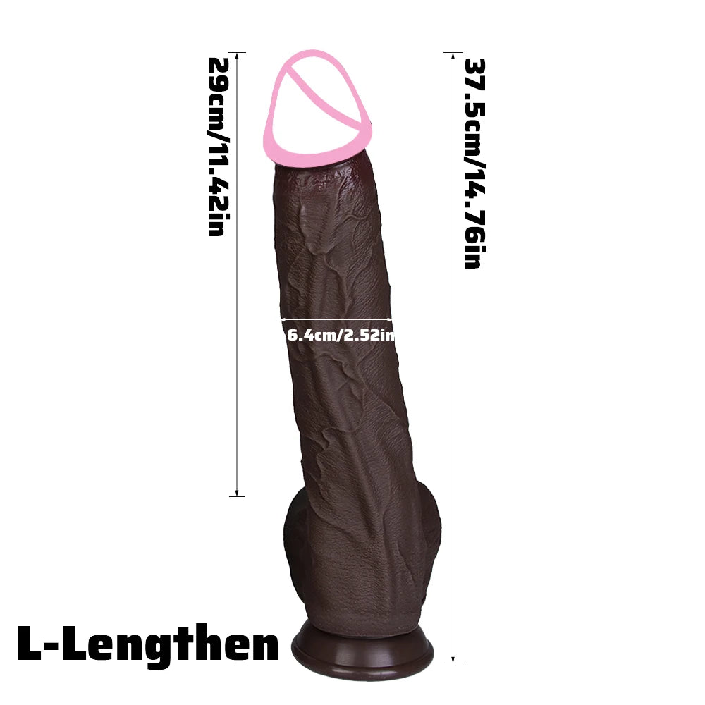 3Colors Penis Super Realistic Veins Soft Dildo Male Silicone Genitals Vaginal Masturbation Suction Cup Dick Woman Anal Sex Toy