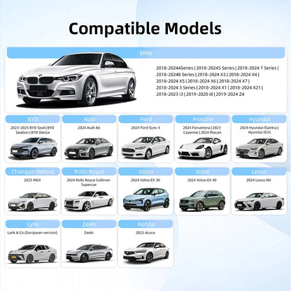 LEXXSON Ai Box Wireless Carplay Adapter Android 13 Netflix Youtube IPTV Video Box for BMW and Cars With Wireless Carplay