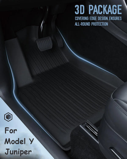 For Tesla New Model Y Juniper 2026 2025 TPE Floor Mats Durable Design Waterproof Luggage Mat  Model y Trunk Mats Accessories