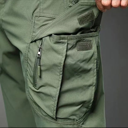 Mens Spring Autumn Pants Hiking Camping Climbing Army Combat Running Cargo Military Tactical Casual Trousers Softshell Elastic