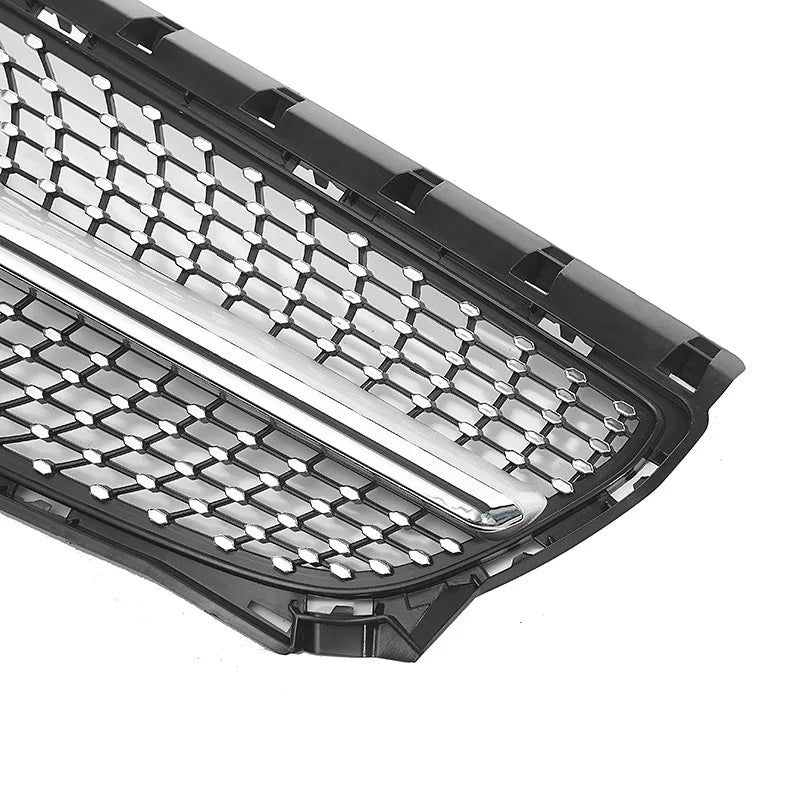Diamond Front Grille For Mercedes Benz B-Class W246 B180 B200 B220 B250 2012 2013 2014 Grill Replacement Body Kits Auto Parts