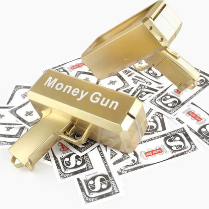 Money Gun Shooter, Make it Rain Money Toy Gun, Prop Money Gun, Spary Cash Gun for Movies Game Party Toy Gun