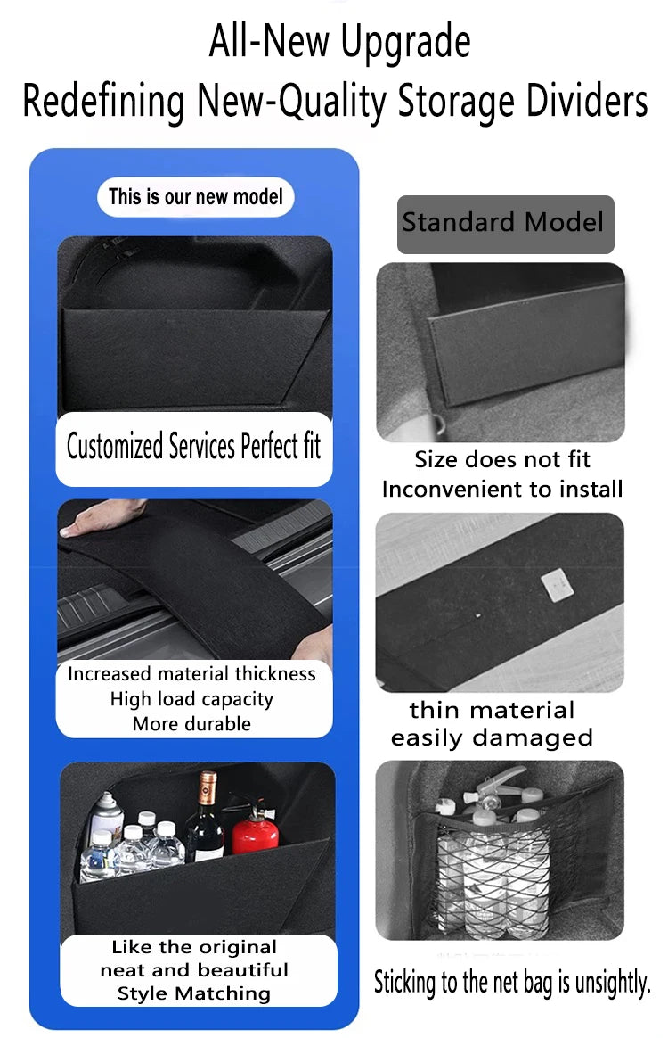 For Haval Jolion 2021~2026 2025 2024 Multifunction Trunk Storage Partition Storage Auto Interior Parts Organizer Car Accessories