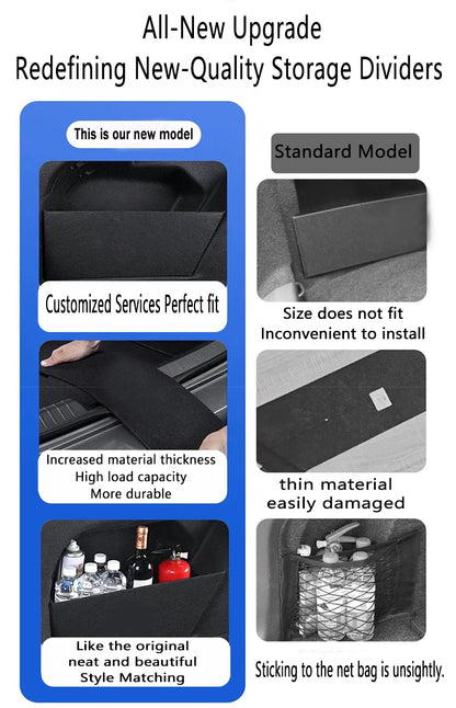 For Haval Jolion 2021~2026 2025 2024 Multifunction Trunk Storage Partition Storage Auto Interior Parts Organizer Car Accessories