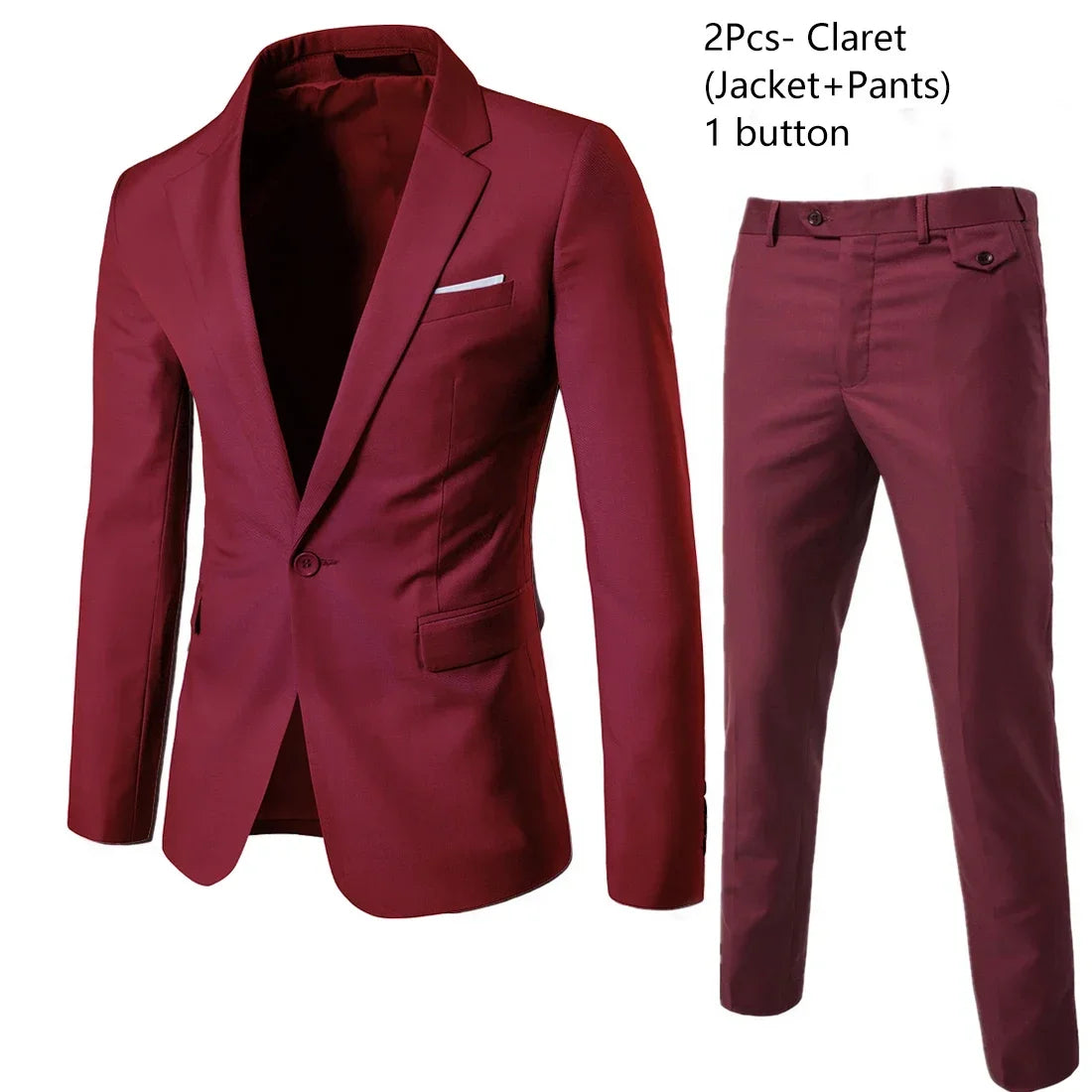 Elegant Men Suits 3 Pieces 2 Blazers Sets Wedding Jackets Vest Pants  Classic  2025 Formal Coats Korean Costumes