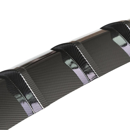 For F0rd Mustang S197 2004-2014 Car Rear Bumper Side Diffuser Lip Spoiler Splitter Spoiler Shark 6 Fins Wing Body Kit