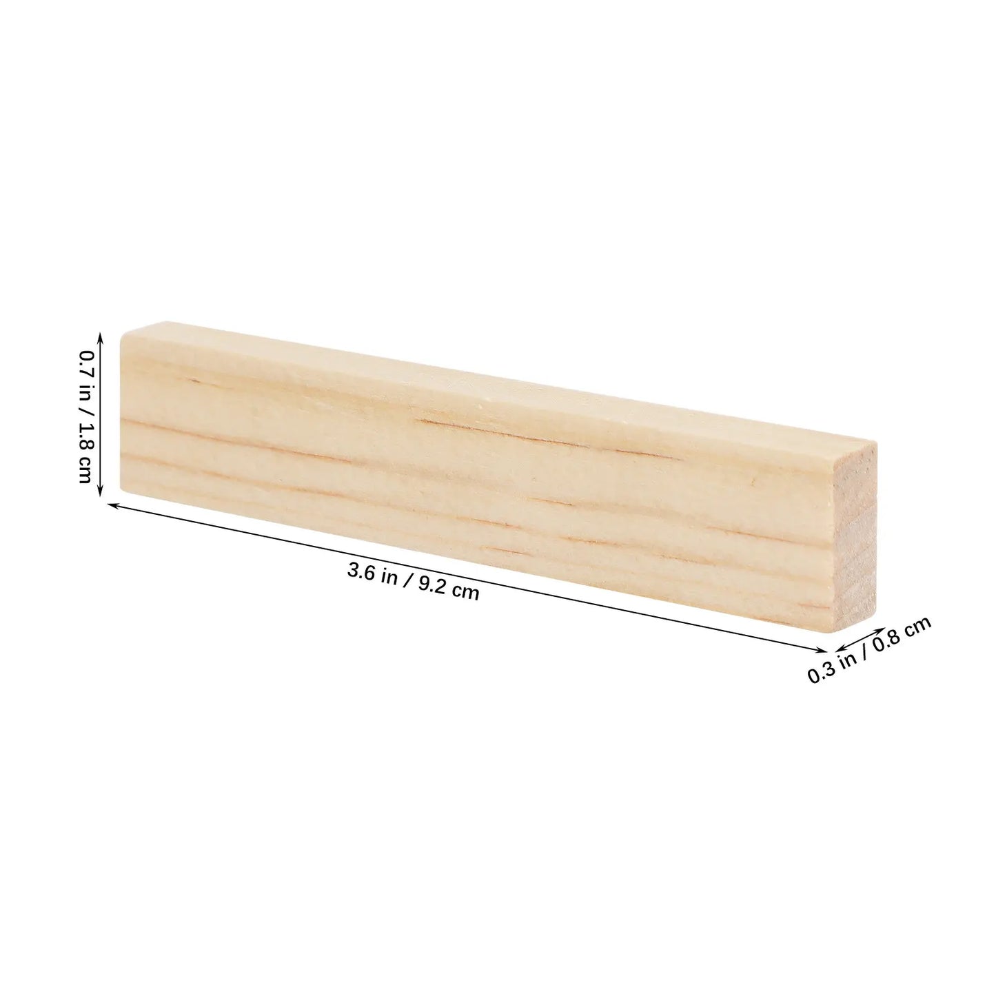 100Pcs Wooden Stacking Blocks Natural Solid Wood Building Set for Kids Toddlers Montessori Learning Fine Motor Skills Creative