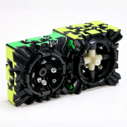 Premium 3D Gear Magic Cube Smooth Turning Brain Teaser Puzzle Desktop Fidget Stress Relief Sensory Toy For Hobby Collection