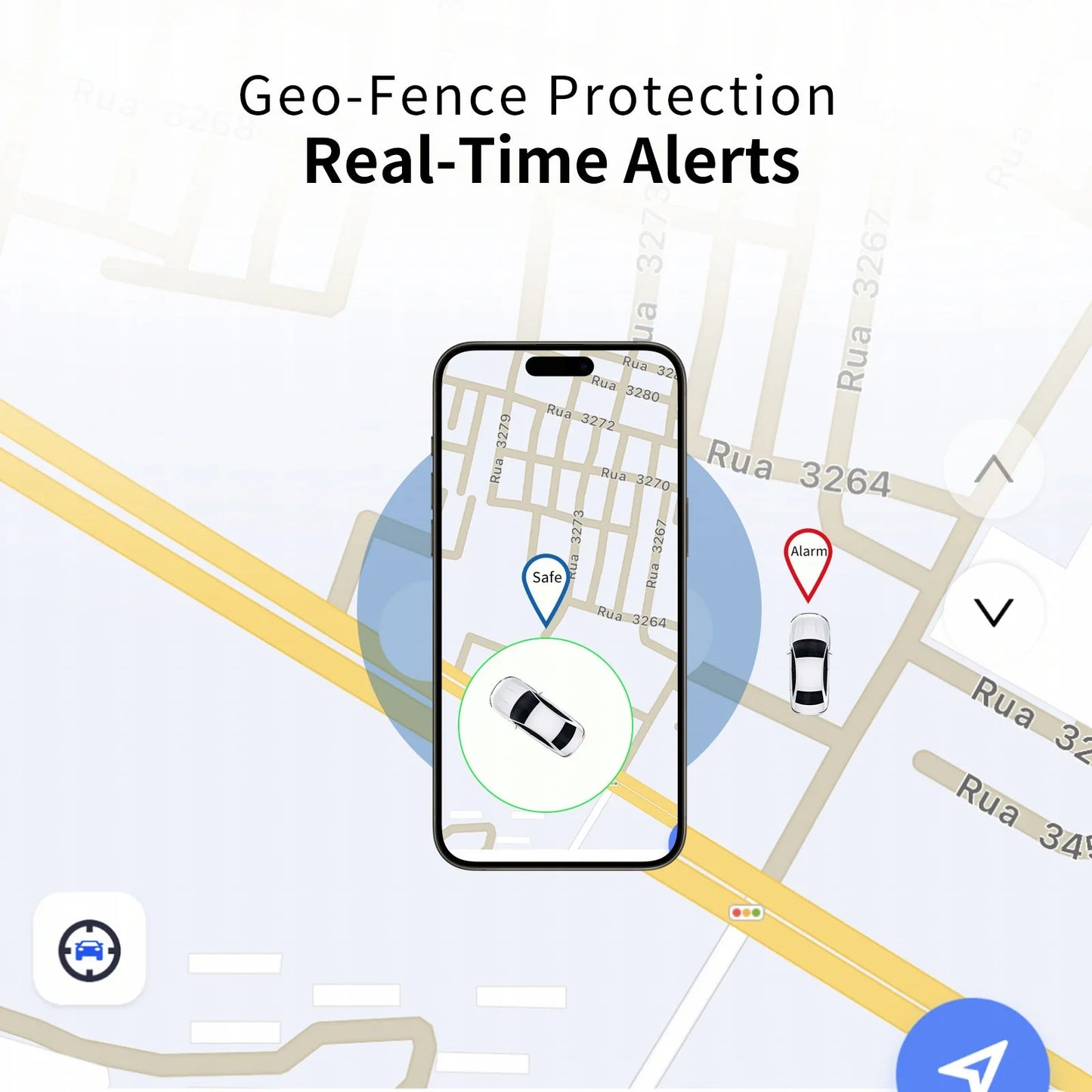 GPS Tracker for Vehicles Real-Time 4G＋2G & Car Tracking Device with App Worldwide Coverage iOS & Android Subscription Required