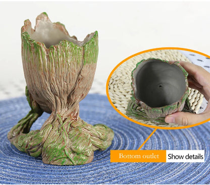 Groot Flower Home Decoration Vases Multifunction Groot Flower Pot Ornaments Arrangement Action Character Figurine Pen Holder