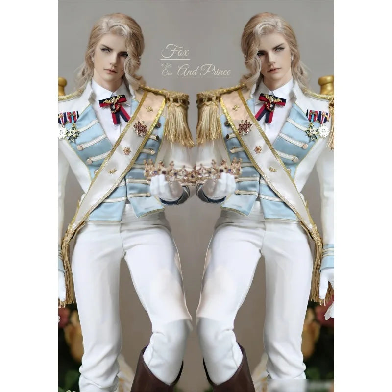 Oueneifs Heden BJD Doll Head SD 1/3 Resin 72cm Art Toys Men's Suit White And Black Missionary Cosplay Collection