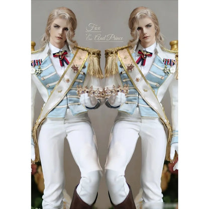 Oueneifs Heden BJD Doll Head SD 1/3 Resin 72cm Art Toys Men's Suit White And Black Missionary Cosplay Collection