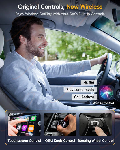 Android Smart AI Box 4G+64G/2G+32G Wireless CarPlay Android Auto TV Box For Youtube Netflix For VW Nissan Toyota Hyundai Ford