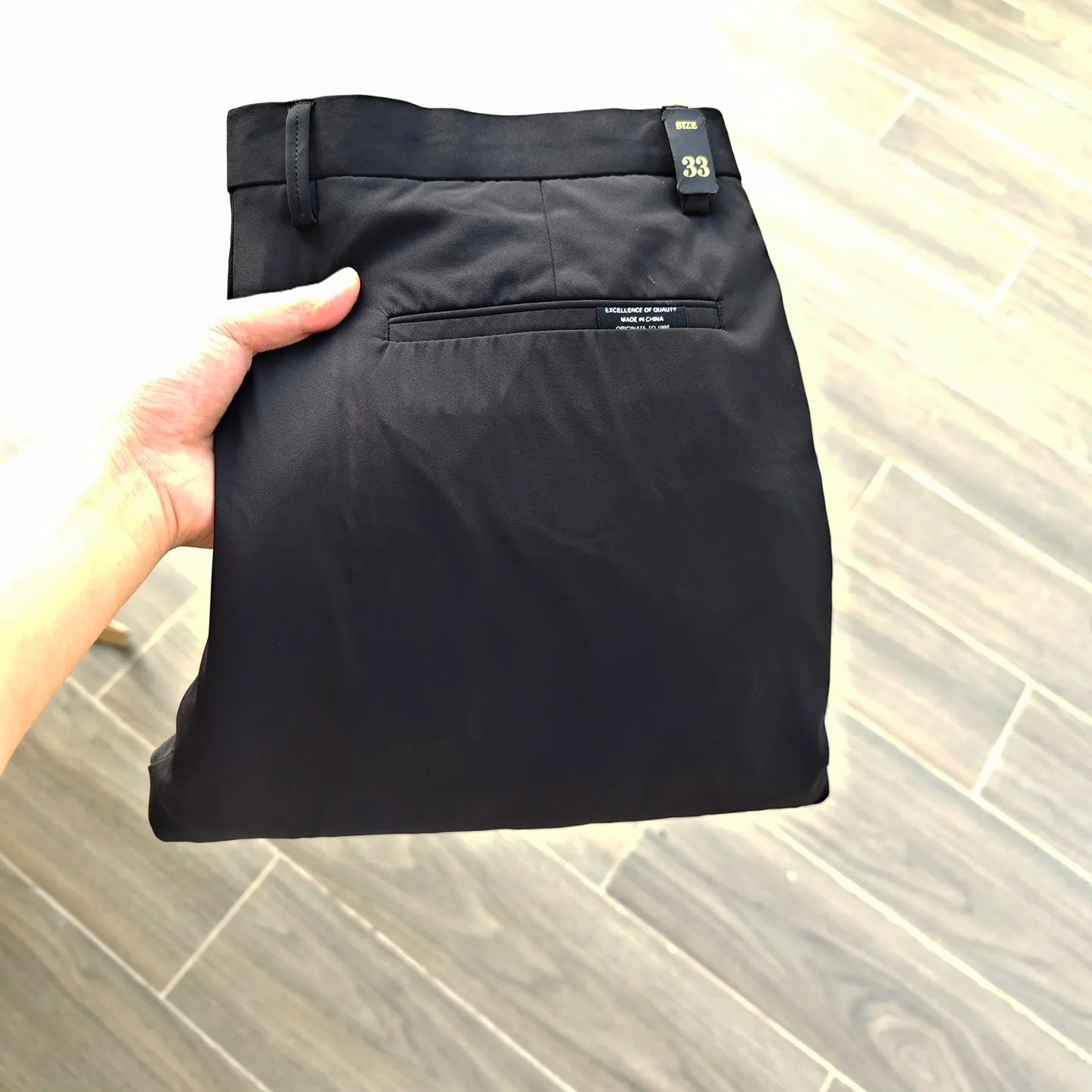New National Standard Men's down Pants Thickened Warm Winter Casual Trousers Loose Fit Fashion Urban Style Youth Outerwear