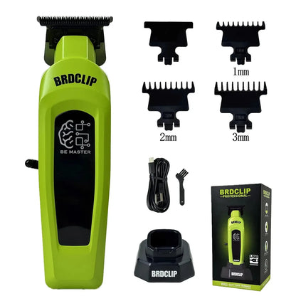 BRD106 078 Hair Clipper 7500RPM 7200RPM Hair Salon Trimmer DLC Blade with Charging Base Barber for Men New Professional BRDCLIP