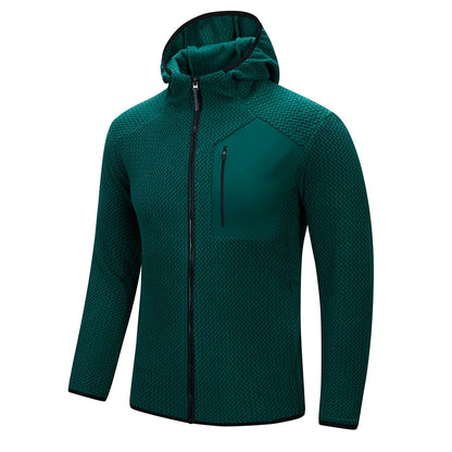 Fashionable and Versatile Warm Hooded Coats, High-quality Men's Zipper Coats for Fall/winter,Casual Sports Fitness Sweatshirts