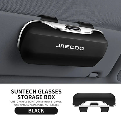 For Chery Jaecoo J7 Phev J8 SHS Omoda C9 5 EV Key Cover 2025 Accessories Car Visor Sunglasses Car Glasses Case Glasses Clip Box