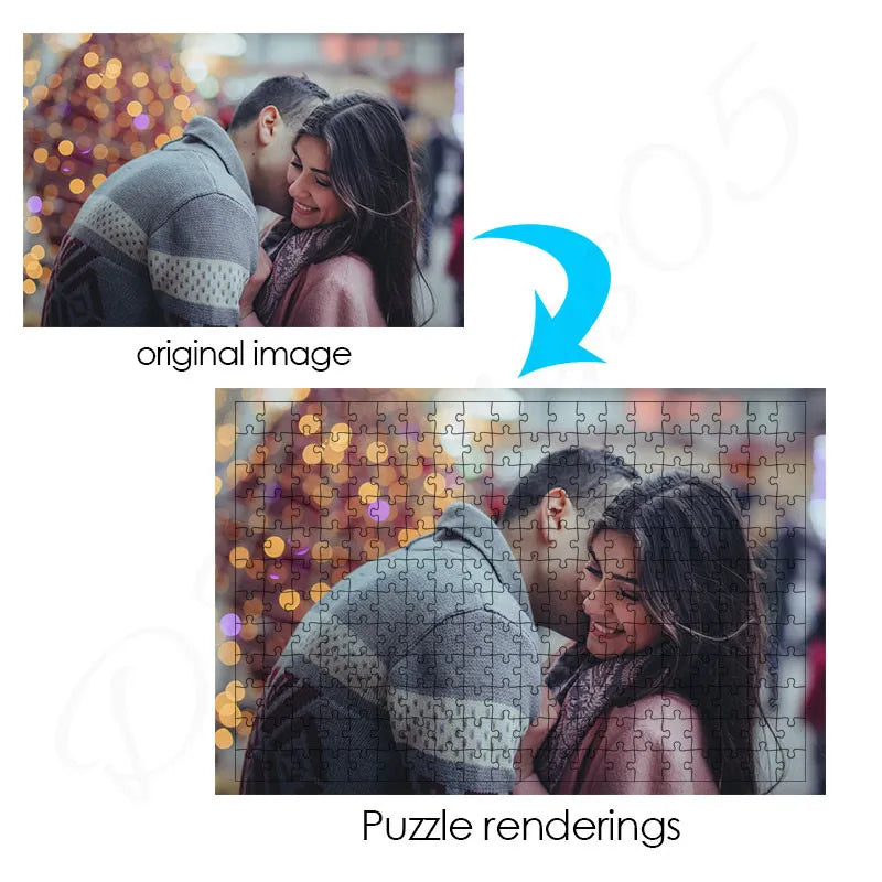 Custom Cardboard/wooden Puzzles Your Own Picture Personalized Puzzles Customized for Kids Adult Birthday Anniversary Gift Toys