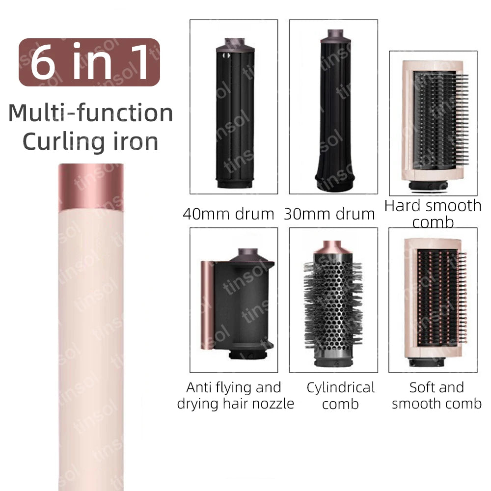 7-in-1 Hair Dryer, 110,000 RPM High-Speed Hair Care Ionic Hair Dryer, Quick Drying, Multi-Function Curling Iron Set
