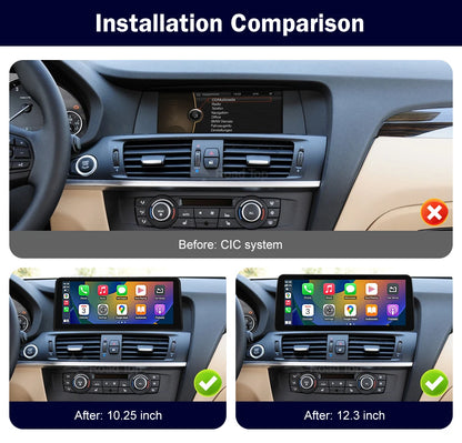 1920*720 Multimedia Touch Screen For BMW X3 F25 X4 F26 2011-2016 Wireless Carplay Display Android Auto Car Radio Player