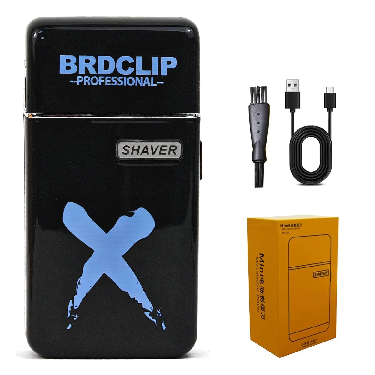 BRDCLIP FK-701 Waterproof Professional Electric Shaver Reciprocating Dry Wet Two Shave Beard Hair Trimmer