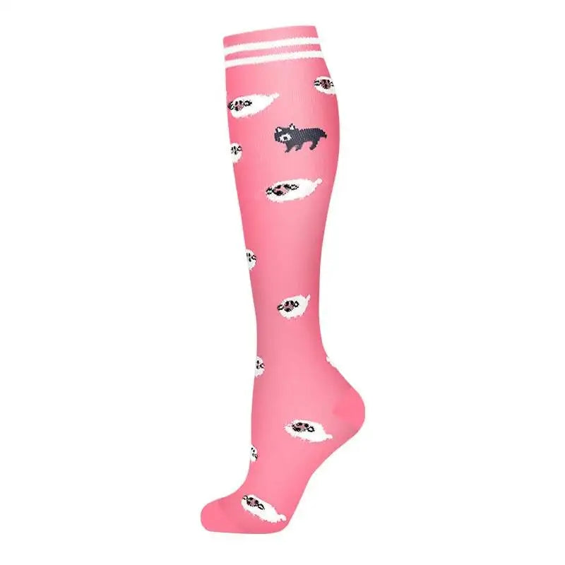 New Compression Socks Varicose Vein Nurse Sports Running Calf Pressure Stockings Protect Bare Feet Support Gradient Pressure