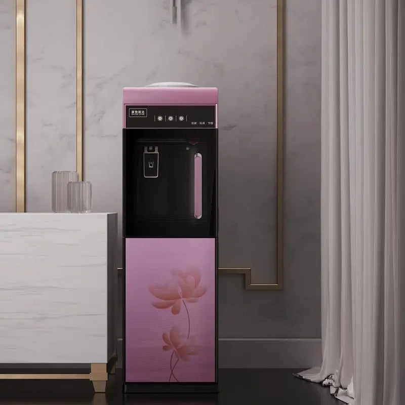 Water dispenser household vertical double door ice warm office dormitory cooling and heating bottled water
