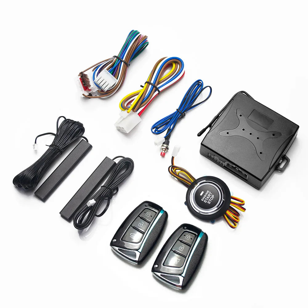 Car Alarm Modification Start Stop Ignition Button Keyless Entry Remote Start  Turn Signal Indicator Universal Accessorie