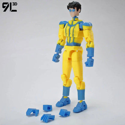 9L3D Printed Invincible Tech Jacket Toys Action Figures Titan13 T13 Dummy 13 Superheroes Multi-Jointed Movable Shapeshift Toys