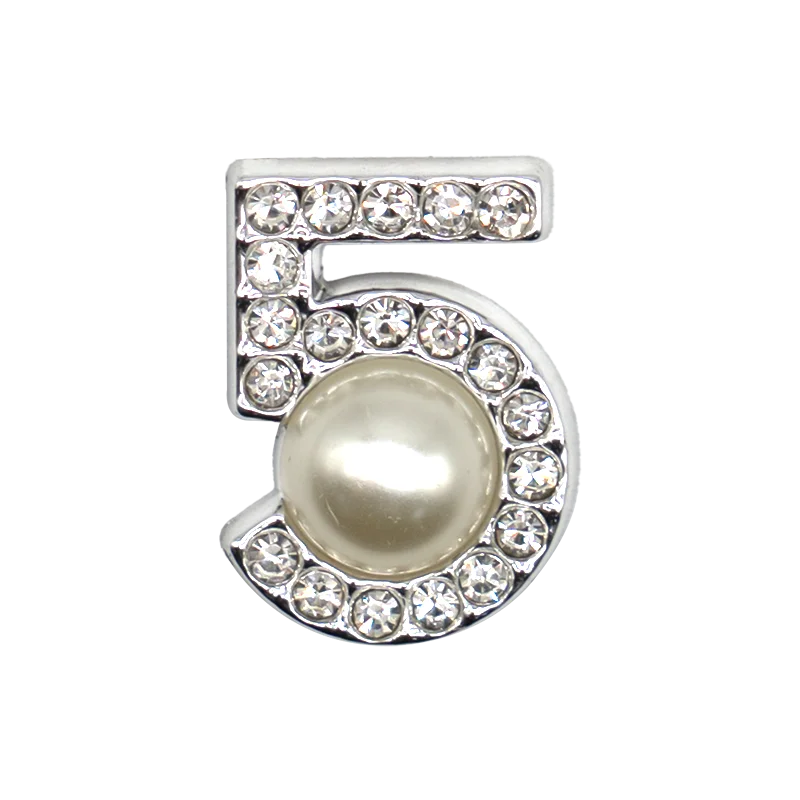 1/20pcs Silvery Metal Clog Charms Bling Luxury Style Crown Heart Fashion Women Men Shoe Charms Jean Set Metal Shoe Accessories