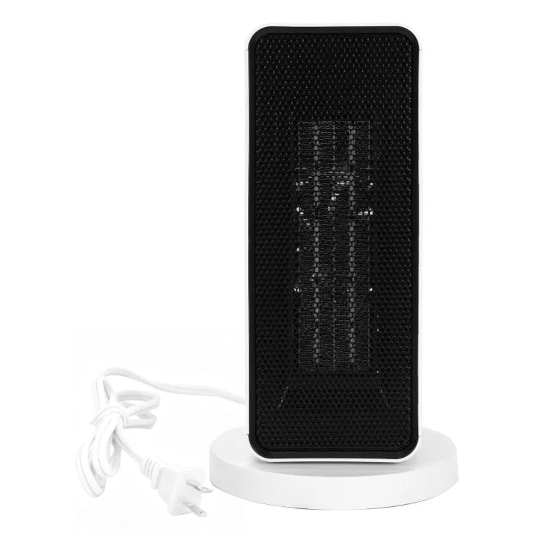 Quiet 1200W PTC Ceramic Space Heater White Portable 70° Oscillation With Thermostat Overheat Tip Over Protection