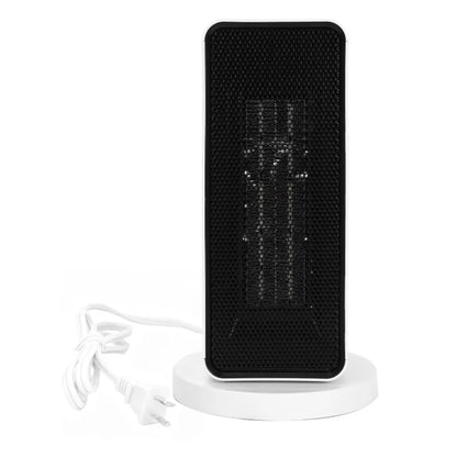 Quiet 1200W PTC Ceramic Space Heater White Portable 70° Oscillation With Thermostat Overheat Tip Over Protection