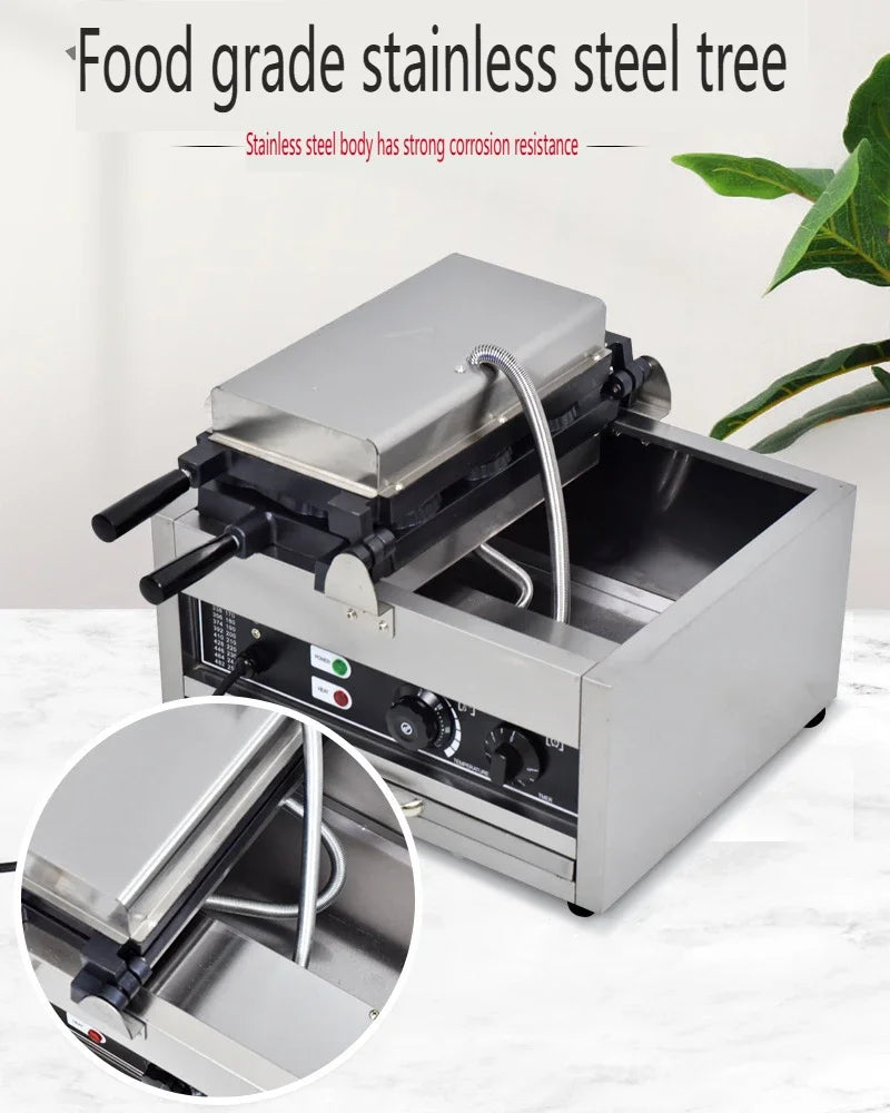 HomeWise FY-153 12 Eggs Waffle Machine Waffle Maker Bread Smiling Mold Street Snack Machine 110V 220V Electric/Gas Waffle Maker
