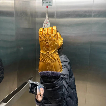 Marvel Iron Man Thanos PVC Infinity Gauntlet Wearable Movable Led Removable Infinity Stones Cosplay Prop Collectible Model Adult