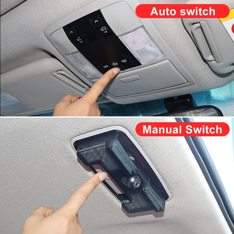 For Toyota Land Cruiser Prado 150 120 2003-2023 Upgraded  Accessories Trunk Tailgate Warning Light Lc150 LC120 Door Reading Lamp