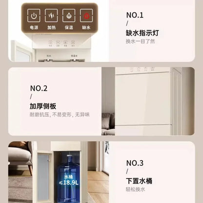 Compact Vertical Water Dispenser Bottom Loading Fully Automatic Smart Hot & Cold for Home Dorm