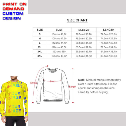Print On Demand Customized Public Custom Images Picture Man Dress Shirt Party Uniforms Matching Clothes DIY Dropshipping