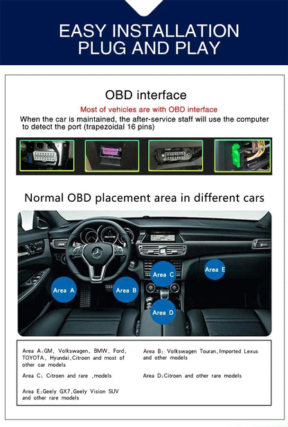 C500 BLUE OBD /T900 GPS HUD Gauge Display Car Head Up Display LCD Car Turbo Gauge Digital Odometer Universal Speed On-board Comp